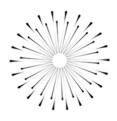 Obraz premium black and white background with stars