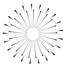 Obraz premium black and white background with stars