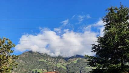 Naturno, Italy, 10.06.2024, beautiful view of the alpine commune