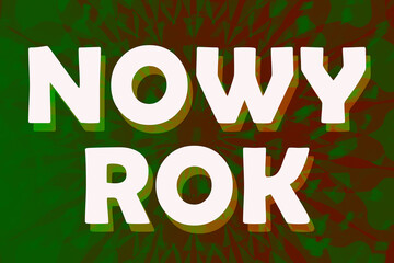 Fototapeta na wymiar Nowy rok
