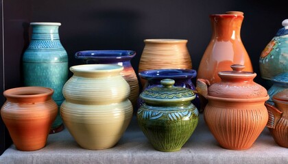 pots on the wall