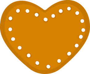 Heart shaped cookie