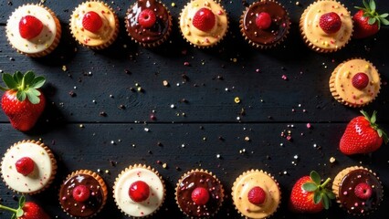 cupcake, cake, dessert, food, sweet, baking, cupcakes, muffin, chocolate, baked, cream, frosting, delicious, cakes, decorated, pastry, birthday, candy, sweets, homemade, decoration