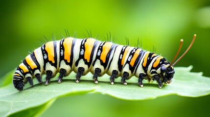 Close up Image Of A Caterpillar