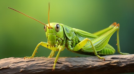 Close up Image Of A Grasshopper