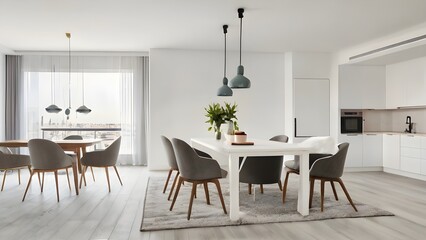 Serene Living Area with Indoor Plants