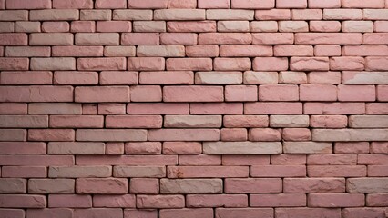 Obraz premium Pink brick wall texture background