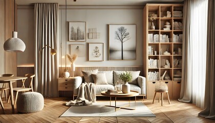 Minimalist Serenity with Natural Light