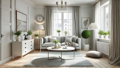 Minimalist Design with Statement Light