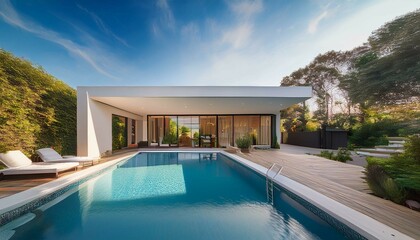 Fototapeta premium luxury swimming pool