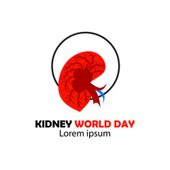 WORLD KIDNEY DAY VECTOR ILLUSTRATION