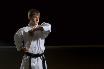 Teenage Male Karate Black Belt © Ben Gingell