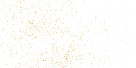 Abstract luxury golden confetti glitter and zigzag ribbon falling down on transparent background. Holyday, festive and celebration background.