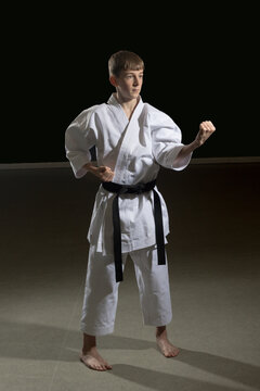 Teenage Male Karate Black Belt