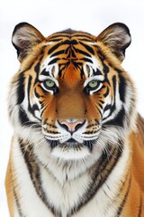 Close-Up of a Bengal Tiger's Face