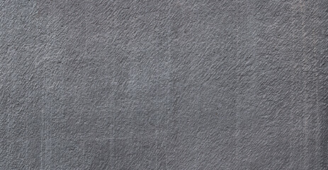 Panoramic background of rough texture concrete wall in gray