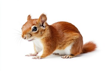 Obraz premium Adorable Red Squirrel Posing