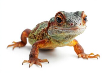Fototapeta premium Vibrant Lizard Close-Up