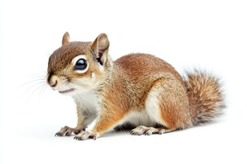 Fototapeta premium Adorable Red Squirrel Posing