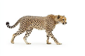 Cheetah Walking, Profile View
