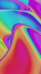 Colorful Fluid Gradient with Smooth Swirling Lines