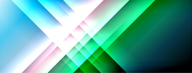 Obraz premium Colorful gradient with lines made of shadow and light. Creative background