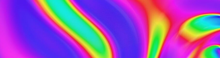 Colorful Iridescent Waves with Smooth Gradient Flow