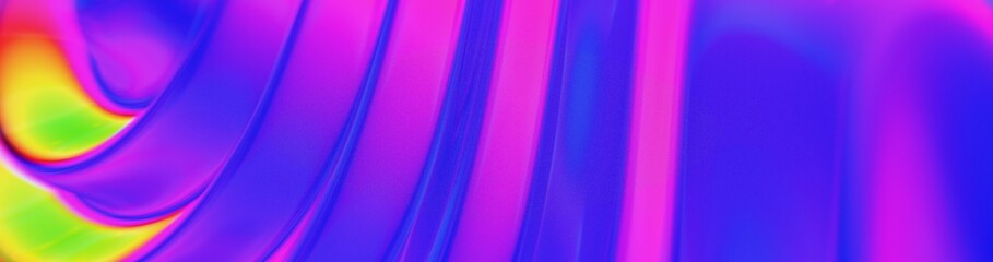 Colorful Iridescent Waves with Smooth Gradient Flow