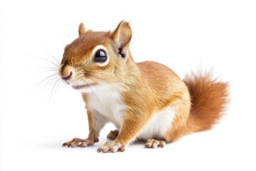 Obraz premium Adorable Red Squirrel Posing