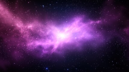 Vibrant Cosmic Nebula Illuminating the Depths of Outer Space