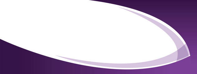 Minimal abstract purple wave banner background vector with geometric shapes, multiply layer, and copy space