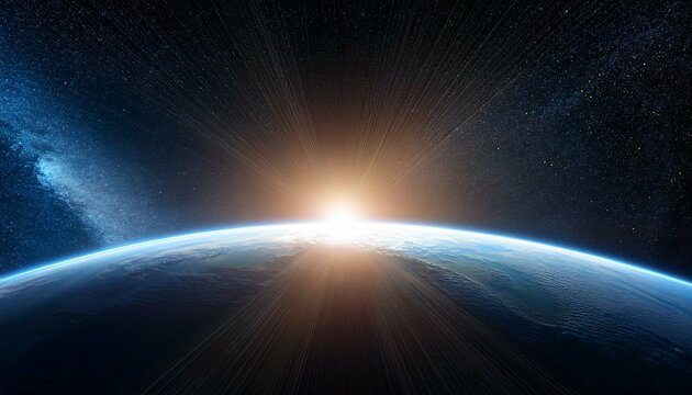 earth in space