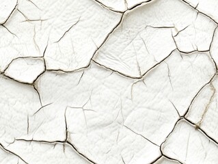 Fototapeta premium Seamless cracked leather texture for design projects
