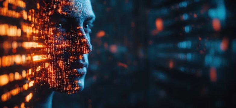 Evolving chaos A.I. dominates cyberspace with shifting forms and ominous presence