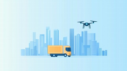 Efficient Delivery Solutions with Drones for Autonomous Transportation in Urban Areas