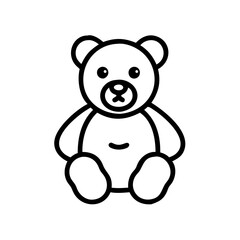 bear plush solid color