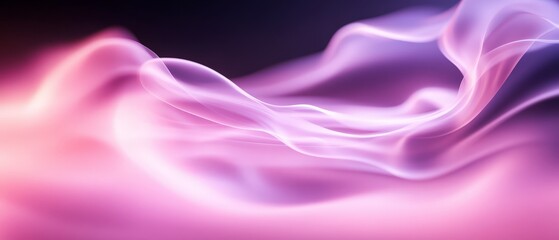 Fototapeta premium Flowing abstract waves digital art vibrant colors studio close-up creative design inspiration