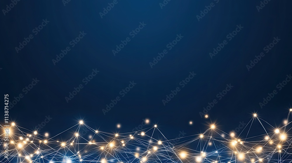 Poster a vibrant smart city illuminated by sunset showcases advanced data structures and a network of conne