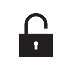 pad lock icon vector illustration for apps and websites