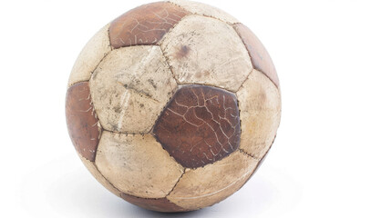 soccer ball isolated on white