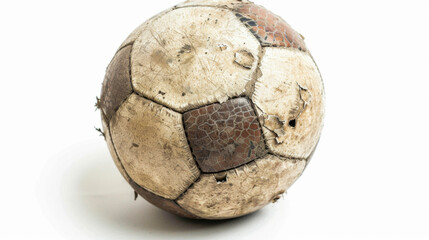 soccer ball isolated on white