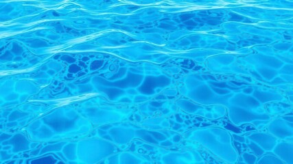 Obraz premium Blue water wave texture background with ripples and bubbles, ripples, ocean, blue