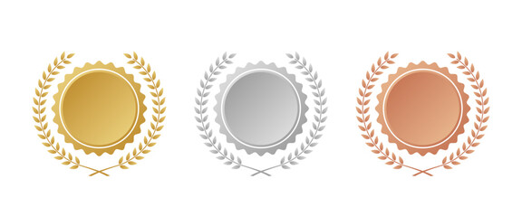 Gold, Silver and Bronze medal award
