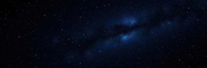Obraz premium Night sky filled with sparkling stars against a black backdrop, infinity, serene
