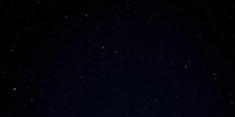 Night sky filled with sparkling stars against a black backdrop, serene, ethereal