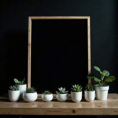 interior, pot, plant, flower, house, building, frame, wall, decoration, table, flowers, design, nature, emptiness, succulent, succulents, banner, poster, design, cover image, main image, post image