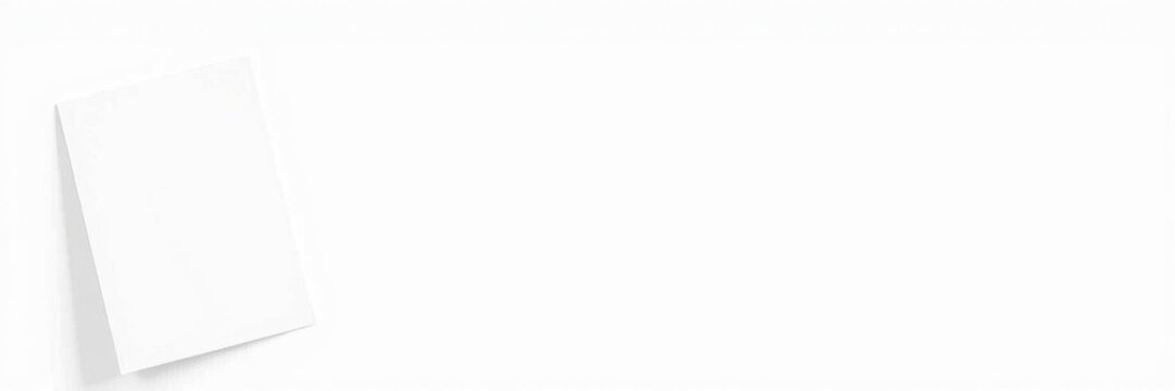 A vertical greeting card mockup template on a white background with space for customization, white, greeting card, design