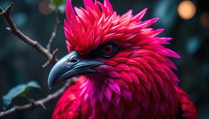 scarlet ibis bird