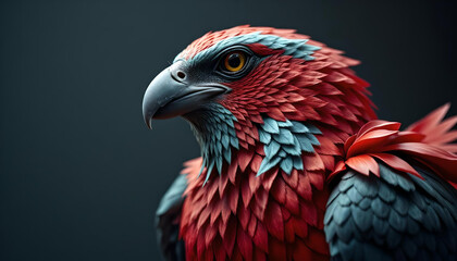 close up of a parrot