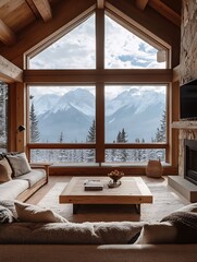 Beautiful Modern Living room Interior with furniture's ,mockup frame , posters, wall -3d Rendering